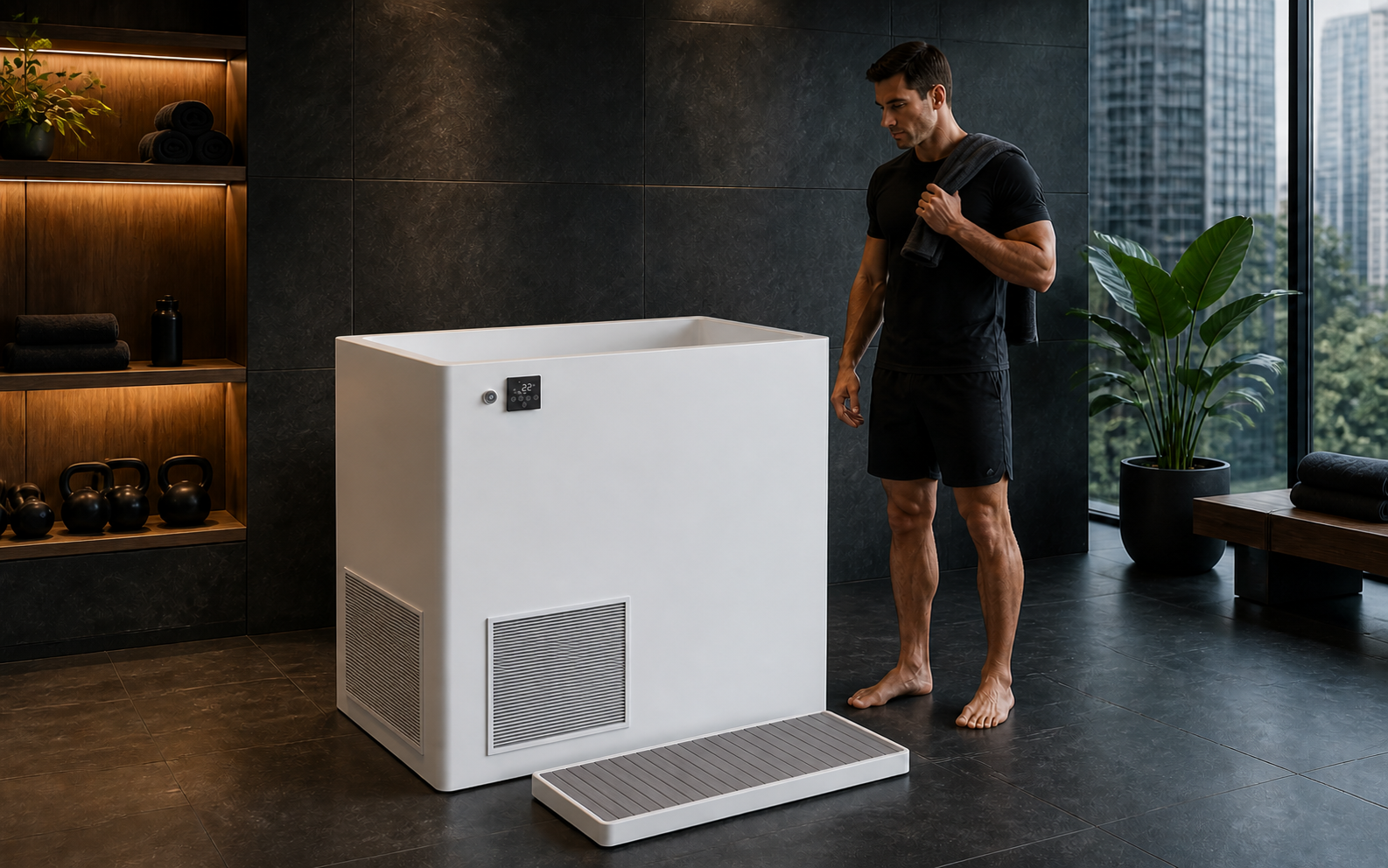 IceForge in a premium gym recovery space