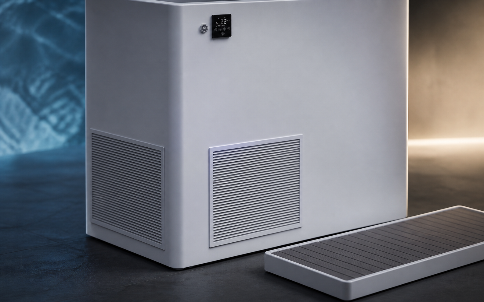 IceForge integrated control and ventilation side