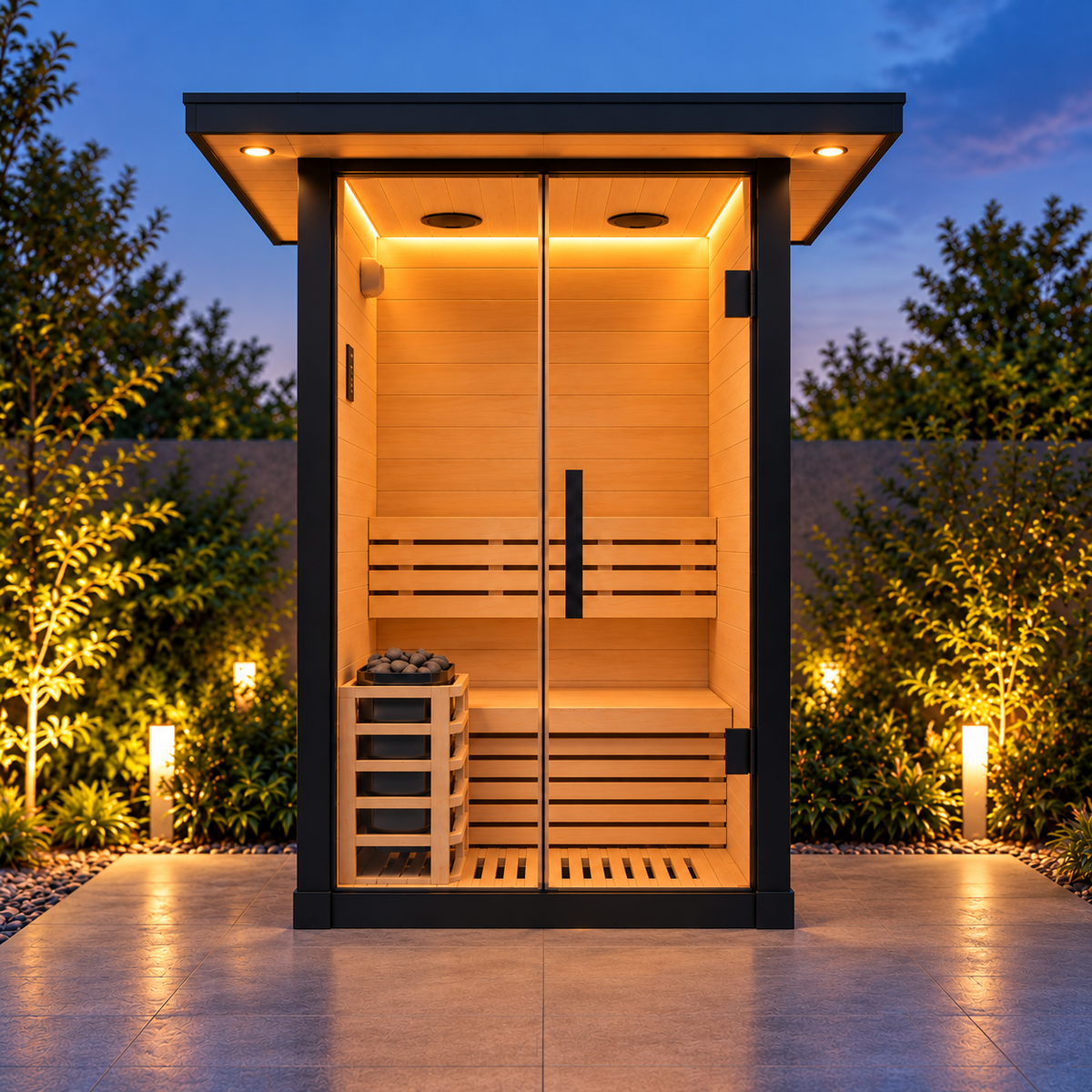 ColdCare compact Finnish dry sauna