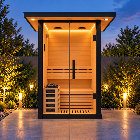 ColdCare 1-Person Finnish Sauna for Outdoors