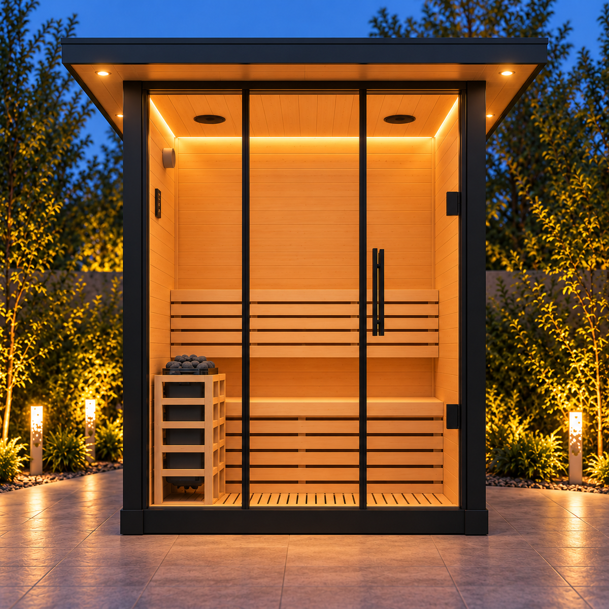 ColdCare compact Finnish dry sauna