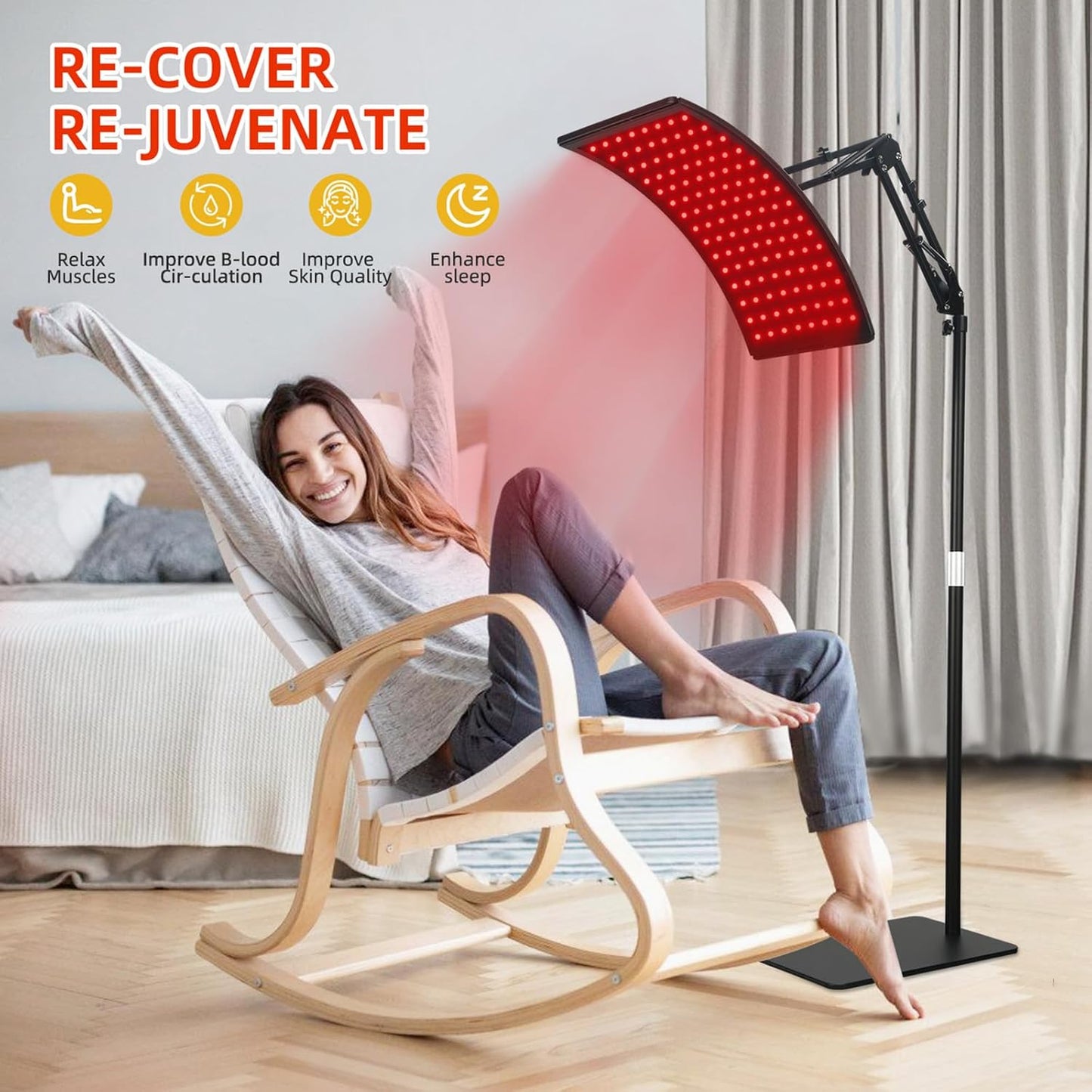 Red Light Therapy Lamp