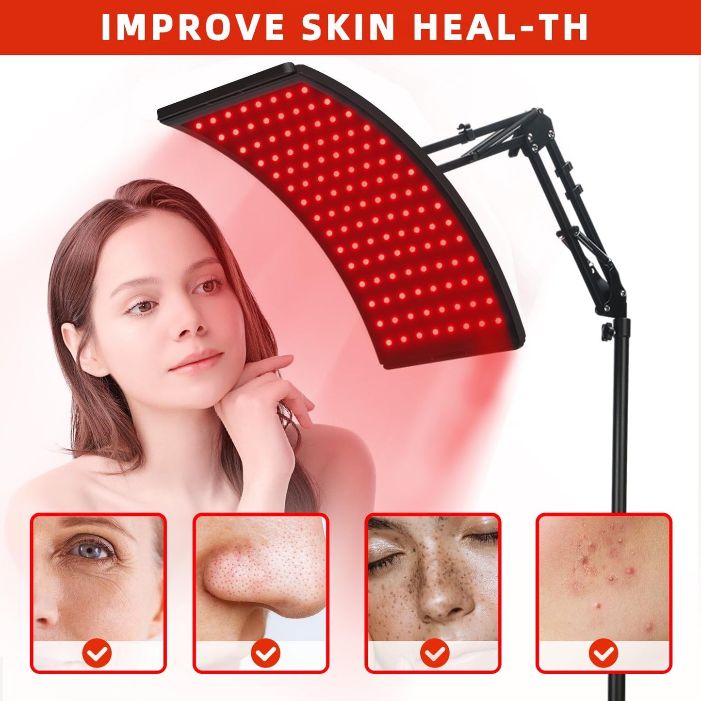 Red Light Therapy Lamp