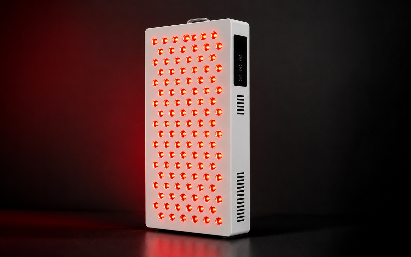 Longevity 500 LED and control-panel detail
